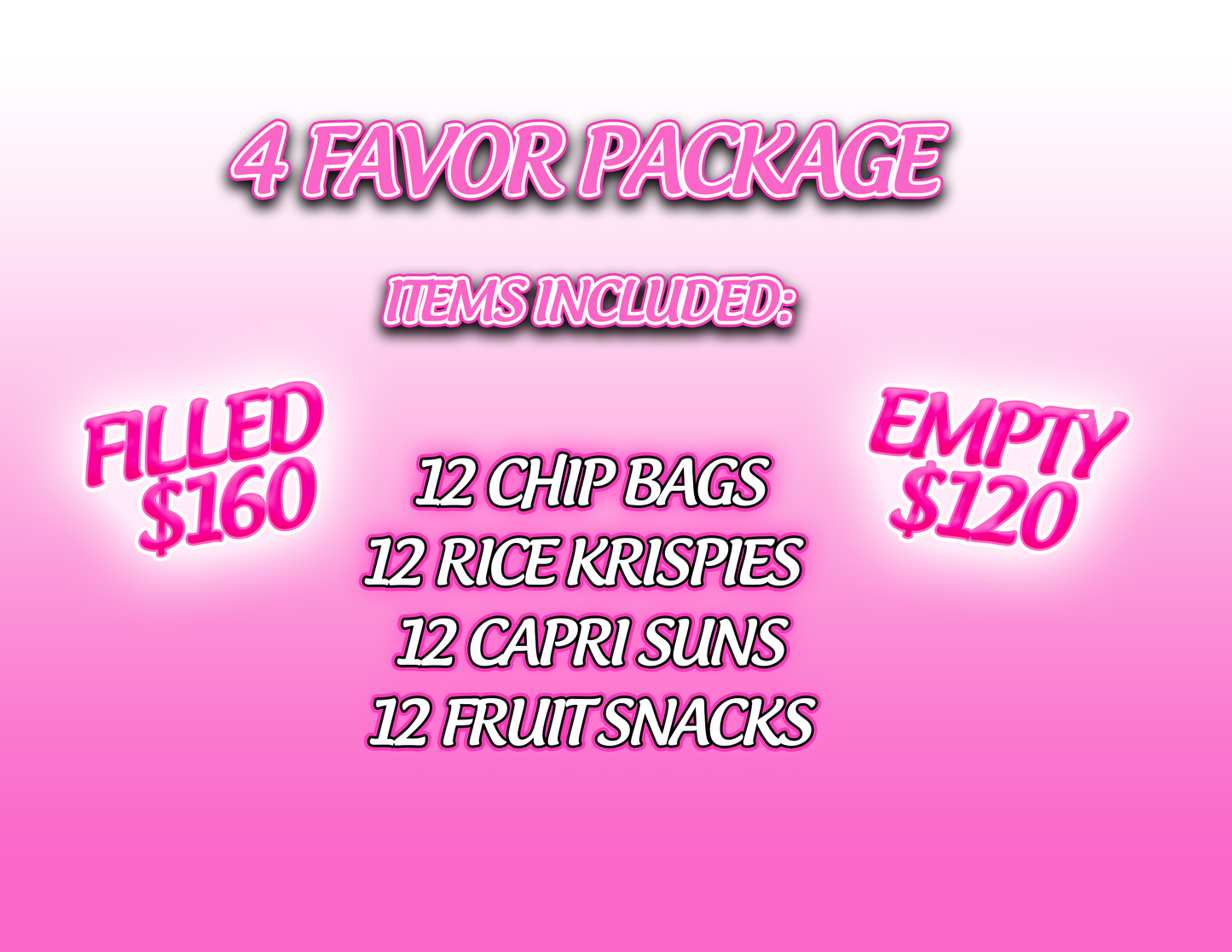 4 Favor Package