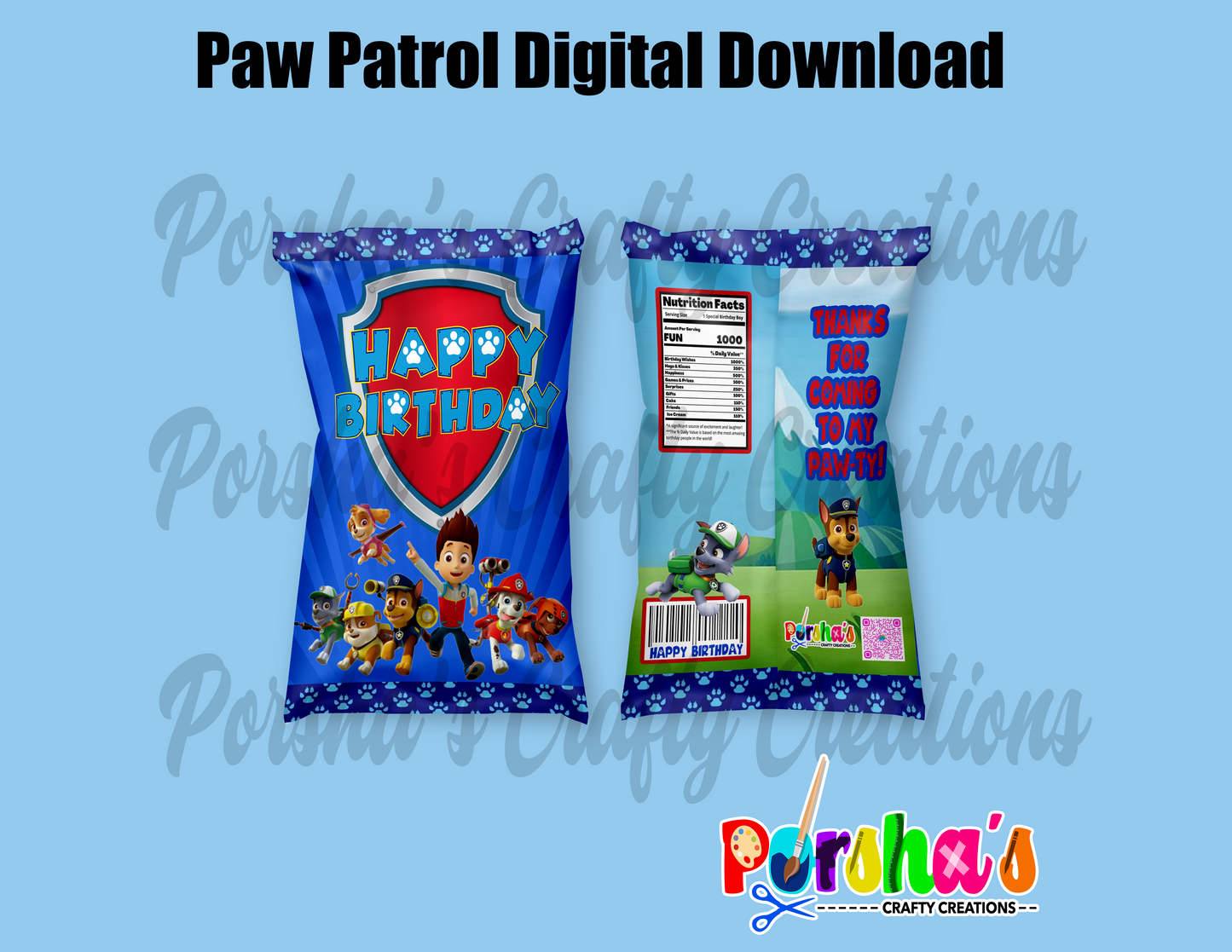 Paw Patrol **Digital Download**