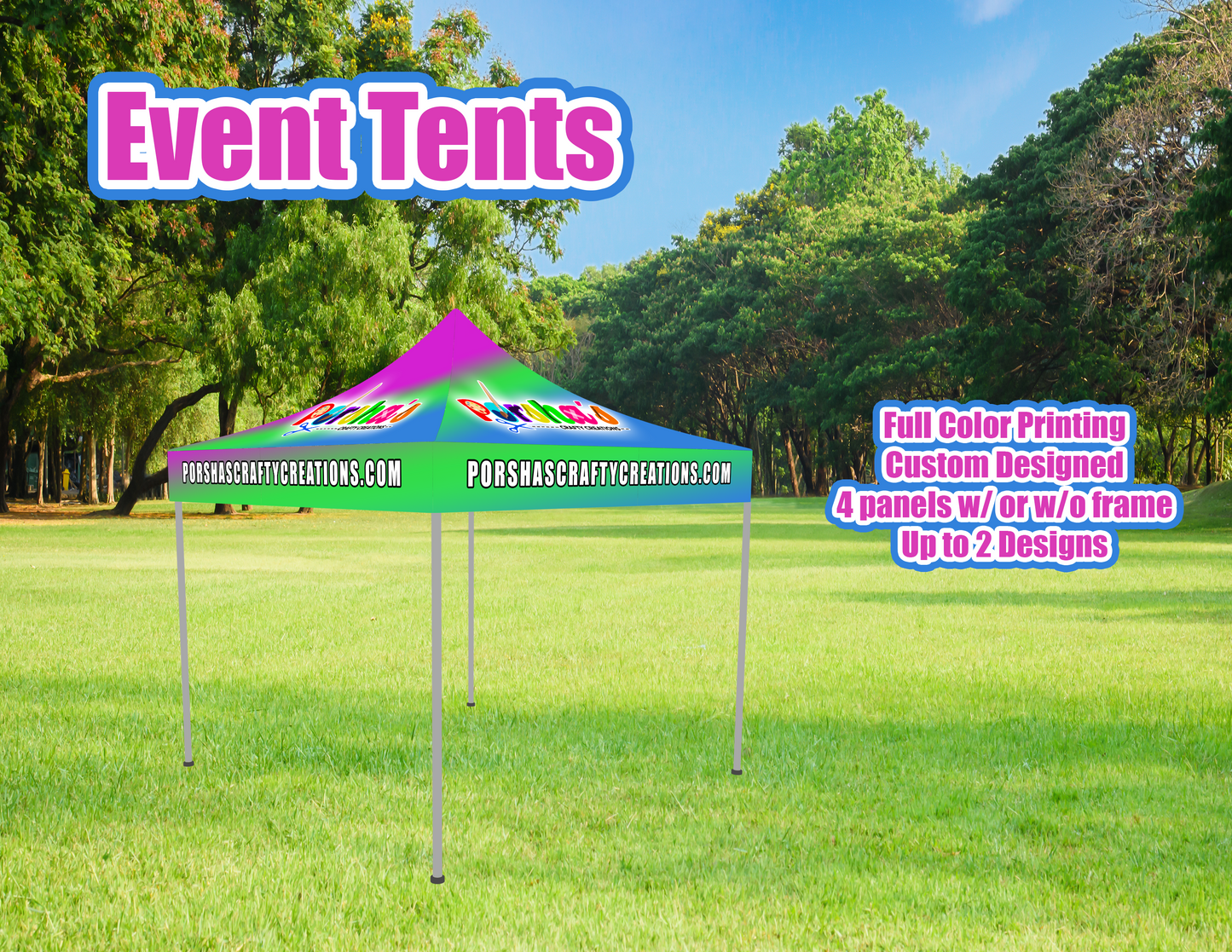 Custom 10 x 10 Event Tent